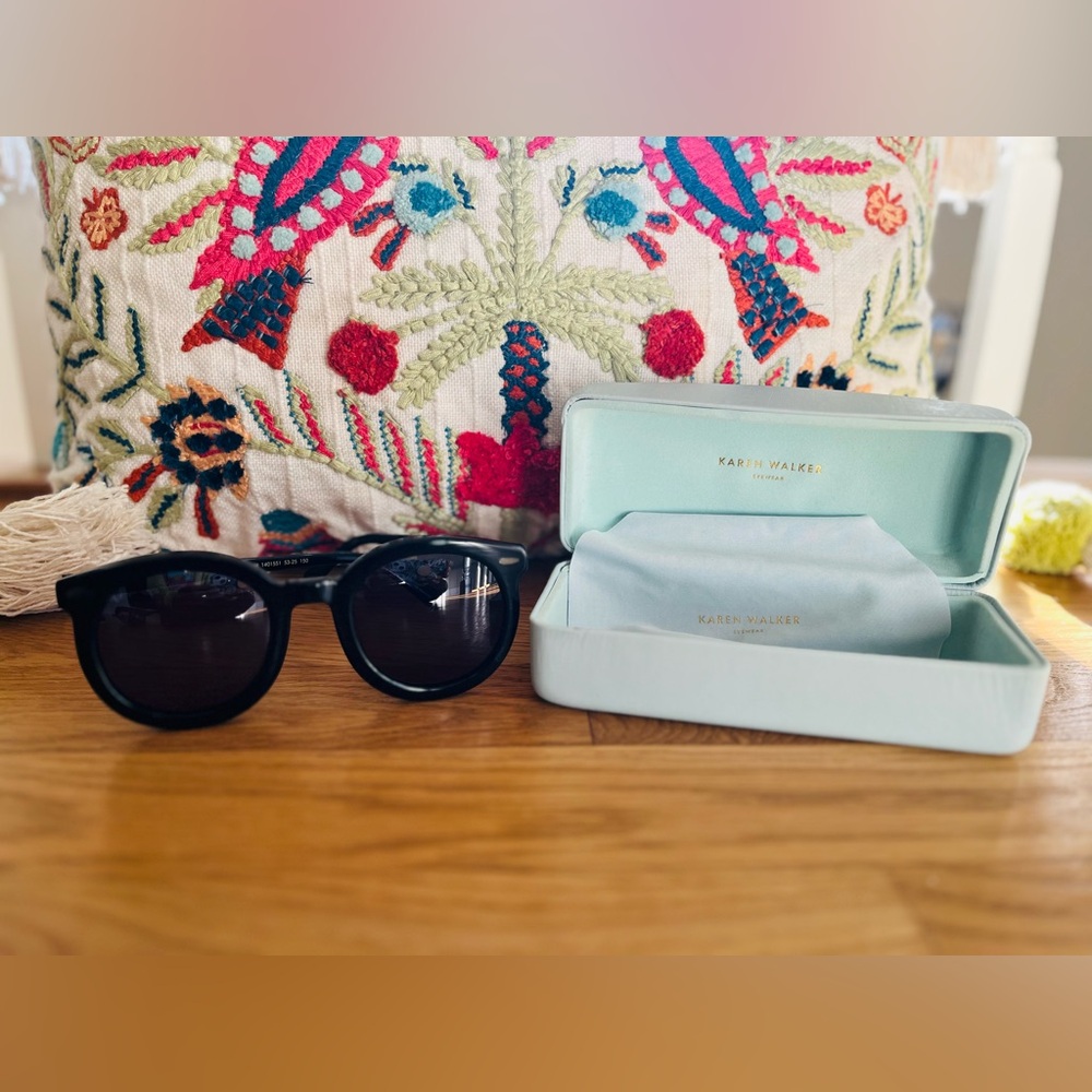 Karen Walker black sunglasses